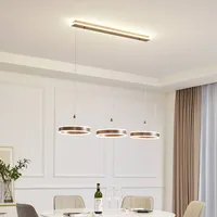 LUCANDE Kolo, 114 cm, 3-flg., braun, dimmbar