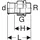 Geberit bergangsverchraubung Mapress d 35xR 1 1/4, Cu, flachd., m AG, Rotguss