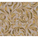 Architects Paper Vliestapete Nobile 0,7 x 10 m 959405 Braun/Gold/Schwarz