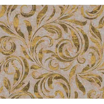 Architects Paper Vliestapete Nobile 0,7 x 10 m 959405 Braun/Gold/Schwarz