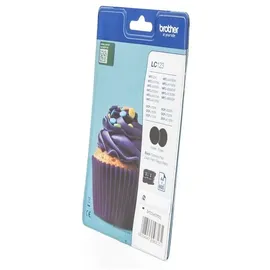 Brother LC-123BK schwarz 2 St.