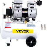 Vevor Silent Flüsterkompressor 18L Druckluftkompressor 1,1PS/850W Leise Ölfrei Kompressor 8Bar/115 Psi Luftkompressor