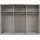 Rauch Schwebetürenschrank Quadra 271 x 210 x 62 cm Beige/Braun