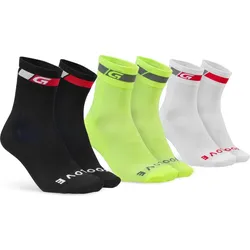 Fahrradsocken 3-pack Tricolore Regular Cut 44