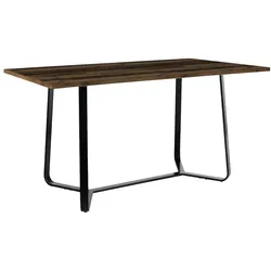 byLIVING Esstisch TALEA, Breite 140 cm, Old Wood (Altholz-Optik)/schwarz