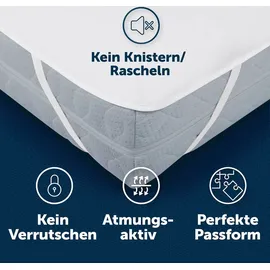 Blumtal Matratzenschoner wasserdicht 200 x 200 cm weiß