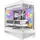 Antec Constellation C2M ARGB White Micro-ATX PC Gehäuse – Kompakter Gaming Tower mit ARGB und Tempered Glass, Weiß