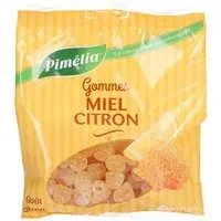 Pimélia Gommes Miel & Citron 100g Gomme Aux Fruits 100 g
