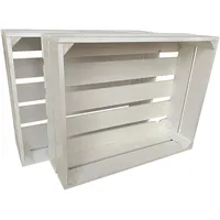 Sunnypillow Holzkiste 50 x 40 x 15 cm 2-tlg.