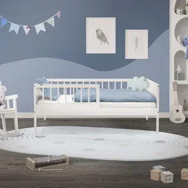 ML-Design Jugendbett ML-DESIGN 70 x 140 cm Kiefer weiß