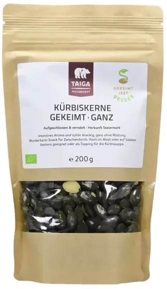 TAIGA Kürbiskerne gekeimt bio