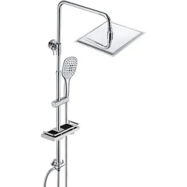 dylin gmbh Regen Dusche Rainshower Überkopfbrauseset Chrom 20x20cm