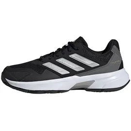 adidas Courtjam Control 3 Core Black/Silver Metallic/Grey four 37 1/3