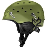 K2 Route Military Skihelm (Größe 51-55CM, gruen)