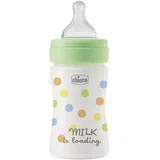 Chicco Perfect Easy Slow Flow-Flasche, mit Physio-Sauger aus weichem Silikon und Soft Sense-Finish, Anti-Kolik, reduziert Aufstoßen und Reizbarkeit, 150 ml Kunststoffflasche, 0 Monate+, neutral