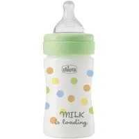 Chicco Perfect Easy Slow Flow-Flasche, mit Physio-Sauger aus weichem Silikon und Soft Sense-Finish, Anti-Kolik, reduziert Aufstoßen und Reizbarkeit, 150 ml Kunststoffflasche, 0 Monate+, neutral