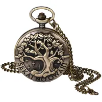 Avaner Retro Taschenuhr mit Kette Klassisches Altmodisches Steampunk Motorrad Design Kettenuhr Unisex Anhänger Halskette Analog Handaufzug Uhr für Männer Frauen