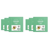 by Amazon Cappuccino Dolce Gusto kompatible Kapseln, Leichte Röstung, 48 Stück (6 Packungen mit 8) - Rainforest Alliance-Zertifizierung