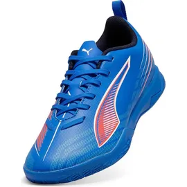 Puma Ultra 6 Play Hallenschuhe Kinder Ultra Blau / Weiß / Leuchtend Rot 37