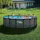 Summer Waves Elite Frame Pool 549 x 132 cm Rattan-Optik grau
