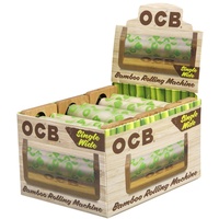 OCB Bamboo Roller Drehmaschine aus Bambus 70mm 5 Boxen (30 Roller)