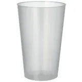 Papstar Plastikbecher 0,4 l Transparent 50 St.