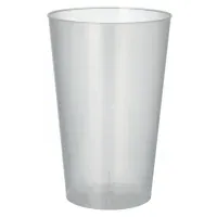 Papstar Plastikbecher 0,4 l Transparent 50 St.