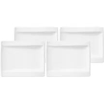 Villeroy & Boch Brotteller 18 x 15 cm weiß 4er Set