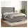 vidaXL Boxspringbett mit Matratze Hellgrau 140x200 cm Samt