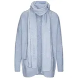 VIVANCE Strickjacke VIVANCE bleu meliert 32/34