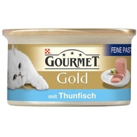 Purina Gourmet Gold Feine Pastete Thunfisch, 24er Pack (24 x 85 g)
