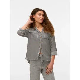 Vero Moda Hemdbluse VMBUMPY L/S SHIRT NEW WVN GA NOOS Braun XS