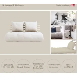 Karup Schlafsofa 140 cm Grau