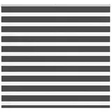 vidaXL Doppelrollo Zebrarollo 155 x 150 cm schwarz