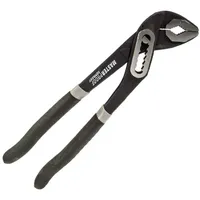 Masterproof Professional - Wasserpumpenzange 240 mm, Spannbereich 35 mm, Rohrzange Chrom Vanadium