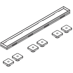 Kermi BC Abdeckung Rinne verfl. 900 x 40 x 18 mm 6033521