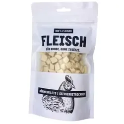 SCHNAUZE & CO. FLEISCH 100% Hühnerbrustfiletwürfel schonend Gefriergetrocknet 50g