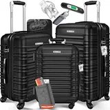 Kesser Koffer-Set 3-tlg. schwarz