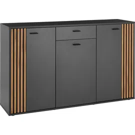 HBZ Dublin Kommode 140 x 86 x 38 cm Grau
