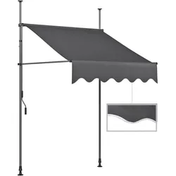 Garden Pleasure Klemmmarkise B200xH300cm Markise klemmbar Balkon Sonnenschutz