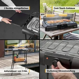 First Austria Standgrill 2000 W schwarz
