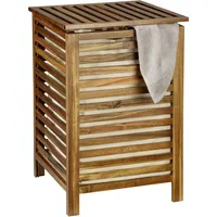 Wenko Wäschetruhe Mod. Fondi aus massivem Akazienholz