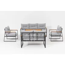 Primaster Gartenmöbel-Set Salina Stahl 5-teilig
