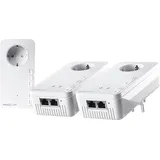 devolo Magic 2 WiFi 6 Multiroom Kit Powerline Adapter 2400 Mbit/s Kabellos und Kabelgebunden