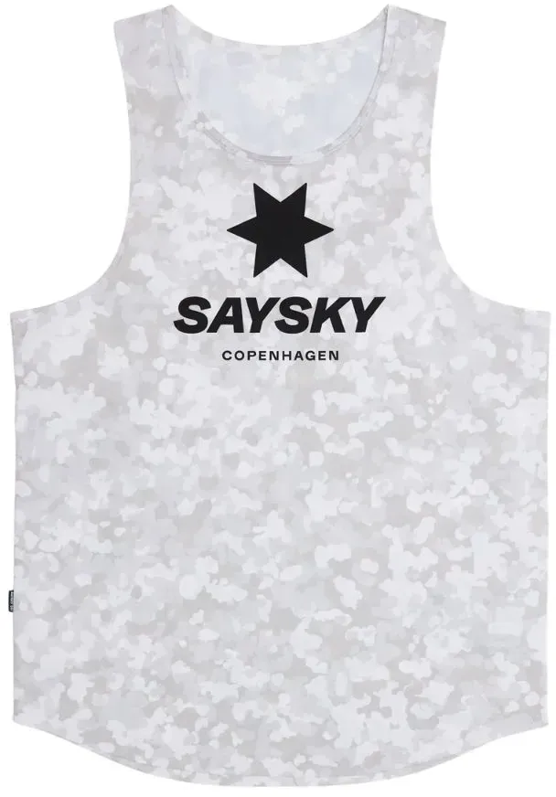 Saysky Herren Camo Combat Singlet weiß