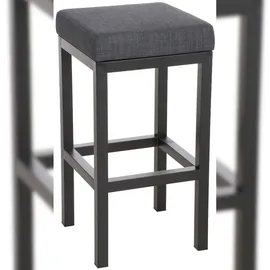 deluke Barhocker KIEL 41 x 85 x 41 cm Dunkelgrau