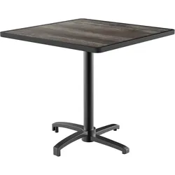 Gastro Outdoor Terrassentisch Rene | klappbar | 80x80 cm | Resalit Pinie
