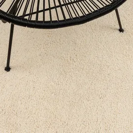 rug and roll Super Berber Berberteppich 60 x 90 cm Weiß