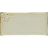CreaTable 2er-Set CreaTable Platte Nature Collection 16,5x33 cm Steinzeug Beige Creme