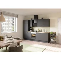 OPTIFIT Küchenzeile Ingvar 270 cm Anthrazit